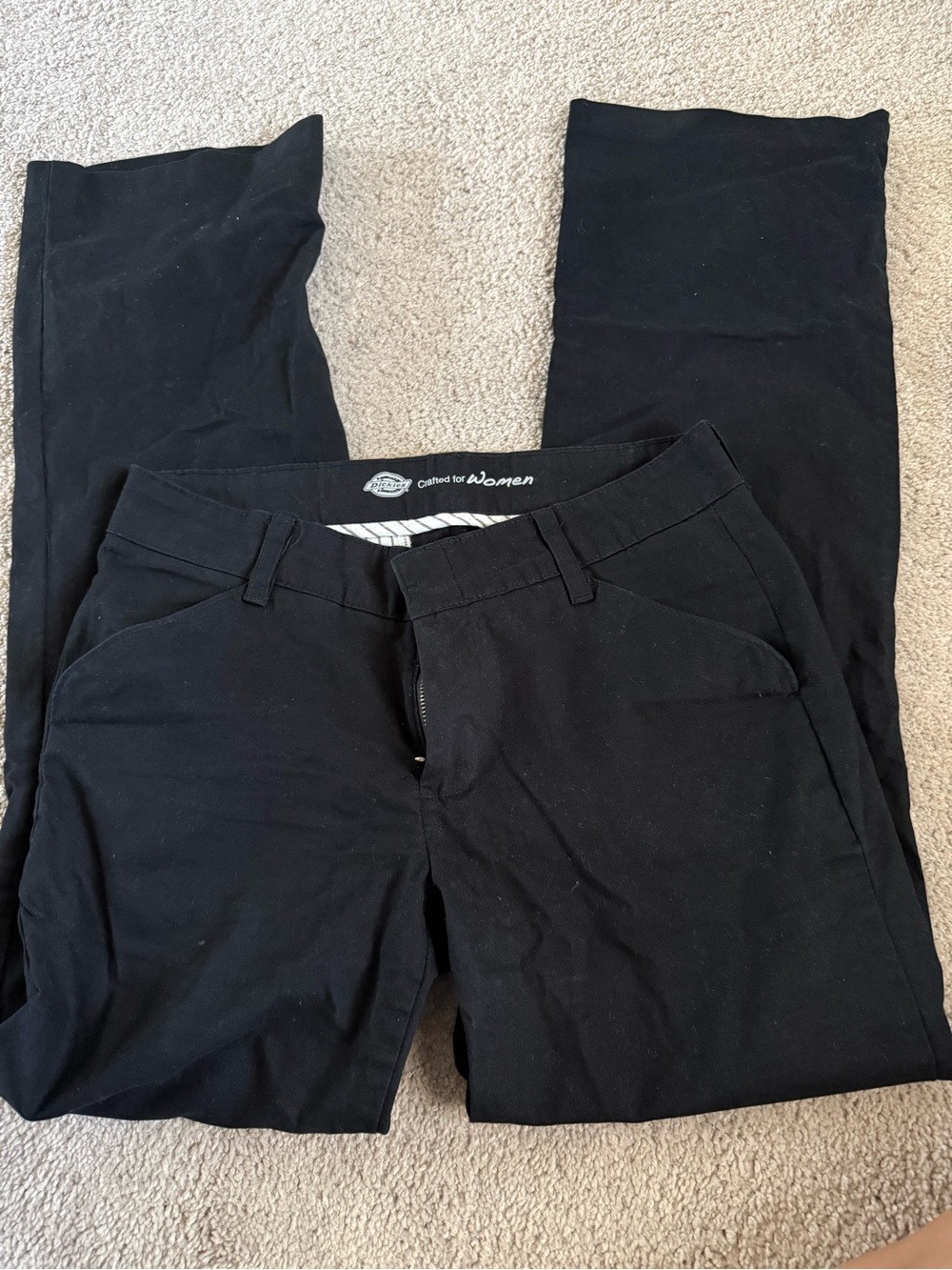 Dickies Women's Black Work Chinos